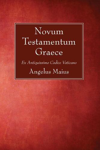 Novum Testamentum Graece (Paperback)