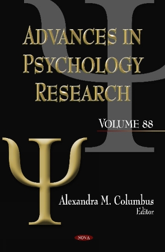 Advances in Psychology Research: Volume 88 (Hardback)