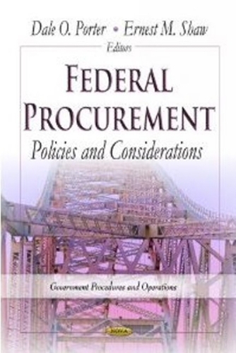 Federal Procurement: Policies & Considerations (Hardback)