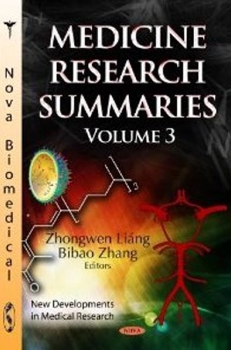 Medicine Research Summaries: Volume 3 (Hardback)