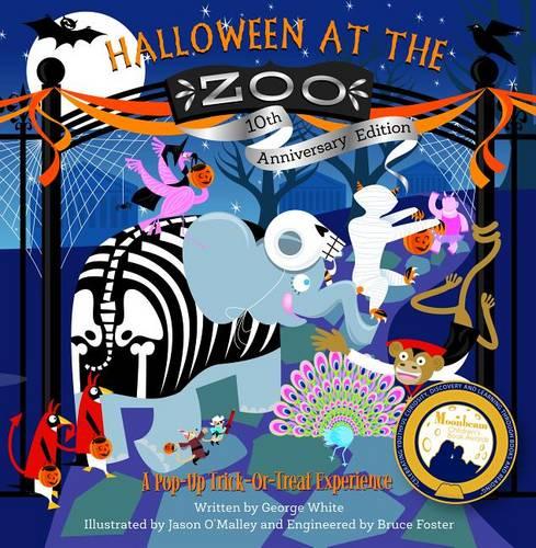 Halloween at the Zoo 10th Anniversary Edition: A Pop-Up Trick-Or-Treat Experience (Hardback)