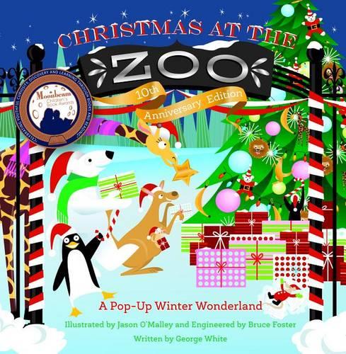 Christmas at the Zoo 10th Anniversary Edition: A Pop-Up Winter Wonderland (Hardback)