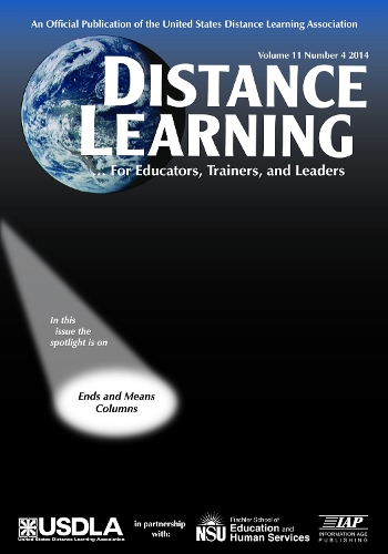 Distance Learning Magazine, Volume 11, Issue 4, 2014 (Paperback)