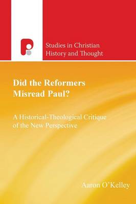 Did the Reformers Misread Paul? - Studies in Christian History and Thought (Paperback)