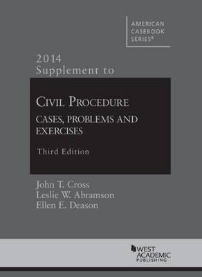Civil Procedure, Cases, Problems and Exercises: Supplement - American Casebook Series (Paperback)