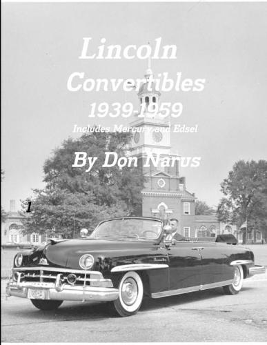 Lincoln Convertibles 1939-1959 (Paperback)