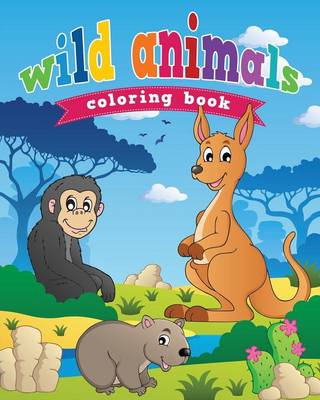 Wild Animals Coloring Book (Paperback)