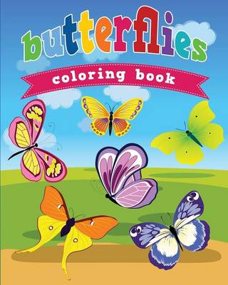 Butterflies Coloring Book (Paperback)