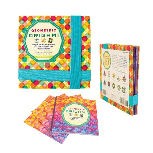 Geometric Origami Kit: Easy to Follow Instructions For 10 Geometric and Modular Folds-Includes Over 70 Pieces of Beautiful Folding Paper