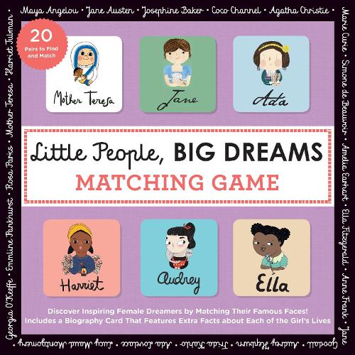 Little People, BIG DREAMS Matching Game: Volume 25: Put Your Brain to the Test with All the Girls of the Little People, BIG DREAMS Series! - Little People, BIG DREAMS