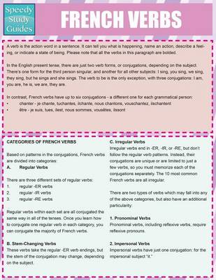 French Verbs (Speedy Study Guides: Academic) (Paperback)