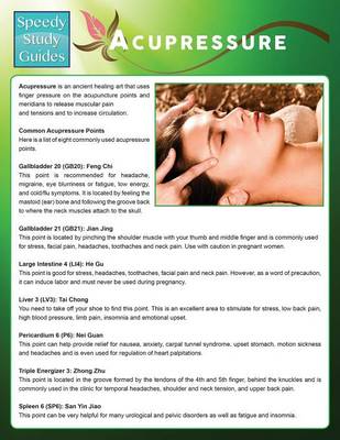 Acupressure (Speedy Study Guide) (Paperback)