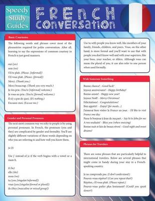 French Conversation (Speedy Study Guide) (Paperback)