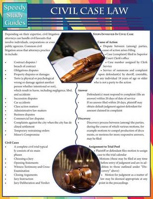 Civil Case Law (Speedy Study Guides: Academic) (Paperback)