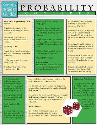Probability Concepts (Speedy Study Guides: Academic) (Paperback)