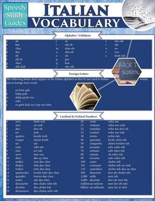 Italian Vocabulary (Speedy Study Guides: Academic) (Paperback)