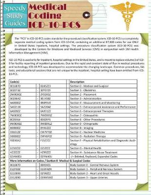 Medical Coding ICD-10-PCs (Speedy Study Guides: Academic) (Paperback)