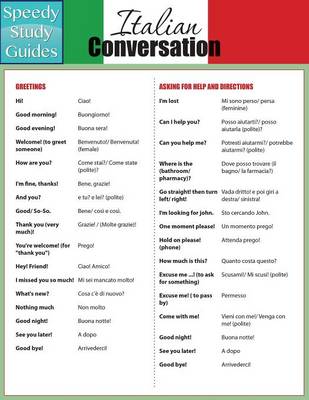 Italian Conversation (Speedy Study Guides: Academic) (Paperback)