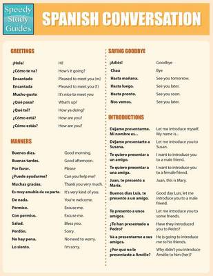 Spanish Conversation (Speedy Study Guides: Academic) (Paperback)