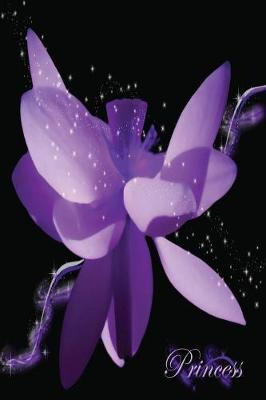 Diary - Journal - Princess Purple Flower (Paperback)