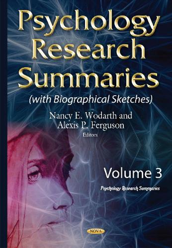 Psychology Research Summaries: Volume 3 (Hardback)