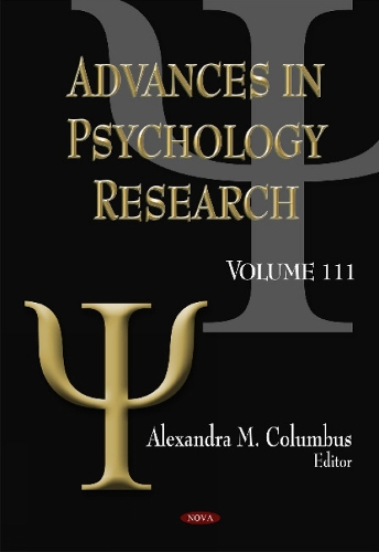 Advances in Psychology Research: Volume 111 (Hardback)