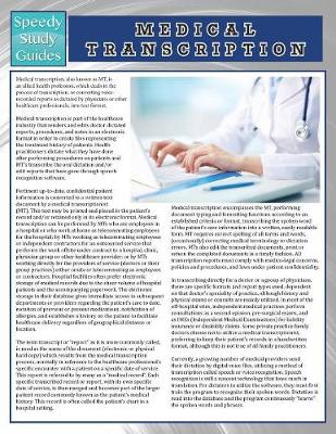 Medical Transcription (Speedy Study Guide) (Paperback)