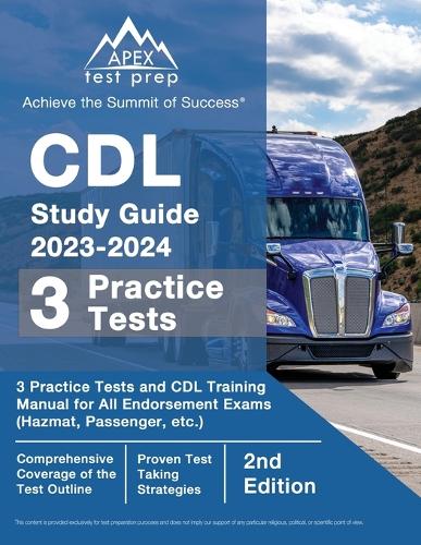 Cdl Study Guide 2023-2024 by Apex Test Prep | Waterstones