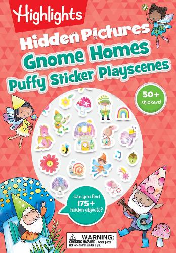 Gnome Homes Hidden Pictures Puffy Sticker Playscenes By Highlights 