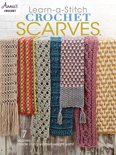 Crochet Books - Learn-a-Stitch Crochet Scarves