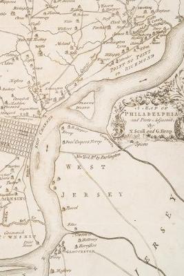1777 Map of Philadelphia and Parts Adjacent: A Poetose Notebook / Journal / Diary (50 pages/25 sheets) - Poetose Notebooks (Paperback)