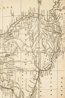 1796 Map of South America: A Poetose Notebook / Journal / Diary (50 pages/25 sheets) - Poetose Notebooks (Paperback)