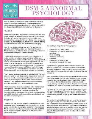 Dsm-5 Abnormal Psychology (Speedy Study Guides) (Paperback)