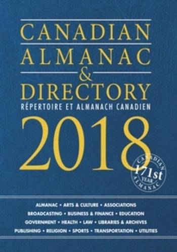 Canadian Almanac & Directory, 2018 (Hardback)