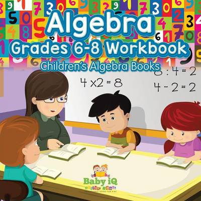 Algebra Grades 6-8 Workbook Children's Algebra Books (Paperback)