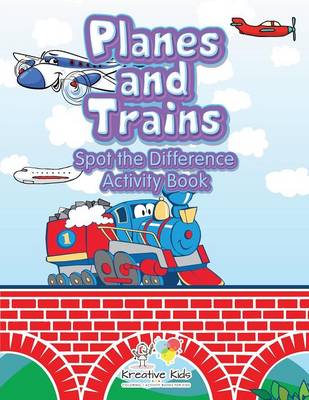 Planes and Trains Spot the Difference Activity Book (Paperback)