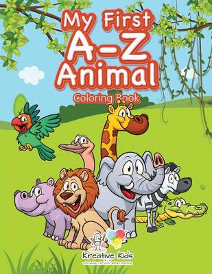 My First A-Z Animal Coloring Book (Paperback)