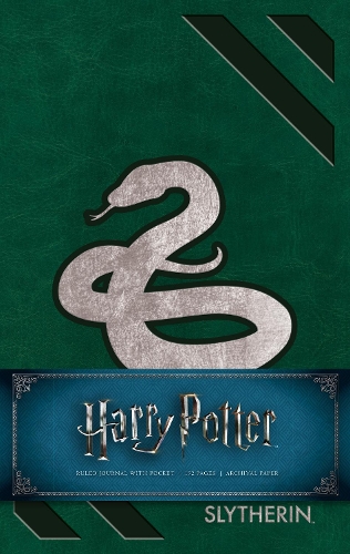 Harry Potter: Slytherin Hardcover Ruled Journal (Hardback)