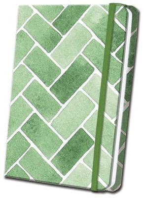 Green Tile Linen Journal (Hardback)