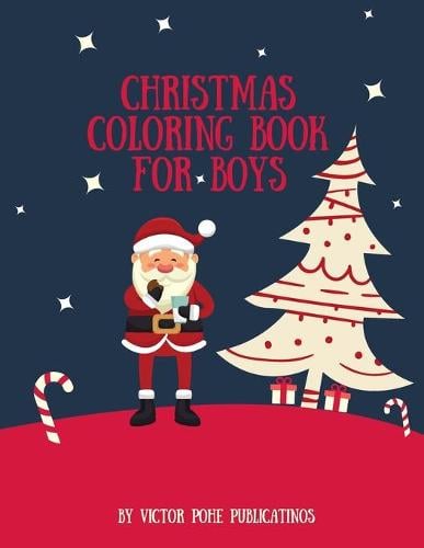 Christmas Coloring book for Boys (Paperback)