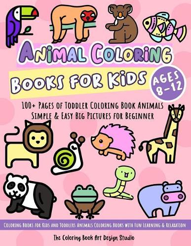 Coloring Books for Adults Relaxation Beginner - Animal (Paperback)