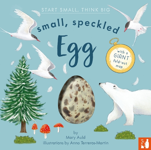 Small, Speckled Egg: A fact-filled picture book about the life cycle of a bird, with fold-out migration map of the world (ages 4-8) - Start Small, Think Big (Hardback)