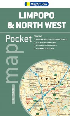Pocket tourist map Limpopo & North West (Sheet map, folded)