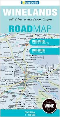 Road map Winelands of the Western Cape (Sheet map, folded)