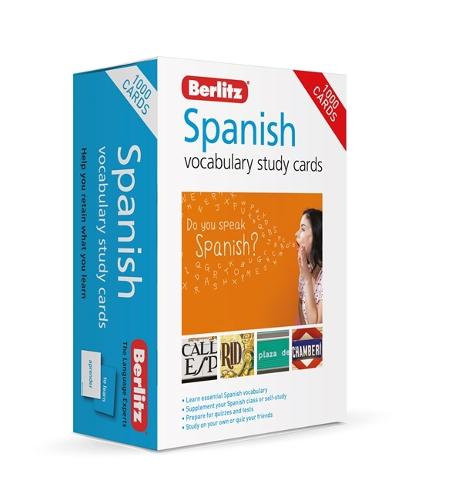 Berlitz Spanish Study Cards (Language Flash Cards) - Berlitz Vocabulary Study Cards