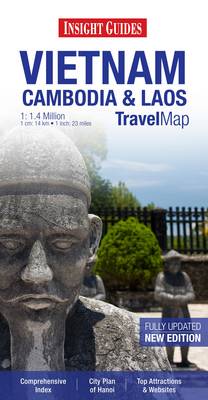 Insight Travel Map: Vietnam, Cambodia & Laos (Paperback)