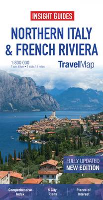 Insight Travel Map: Northern Italy & French Riviera - TRAVEL MAPS (Paperback)