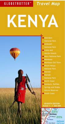 Kenya - Globetrotter Travel Map (Sheet map, folded)