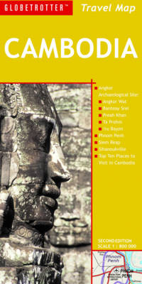 Cambodia - Globetrotter Travel Map (Sheet map, folded)