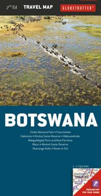 Botswana - Globetrotter Travel Map (Sheet map, folded)